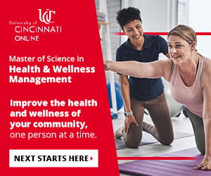 University of Cincinatti Online - Master of Science in Health and Wellness Management
